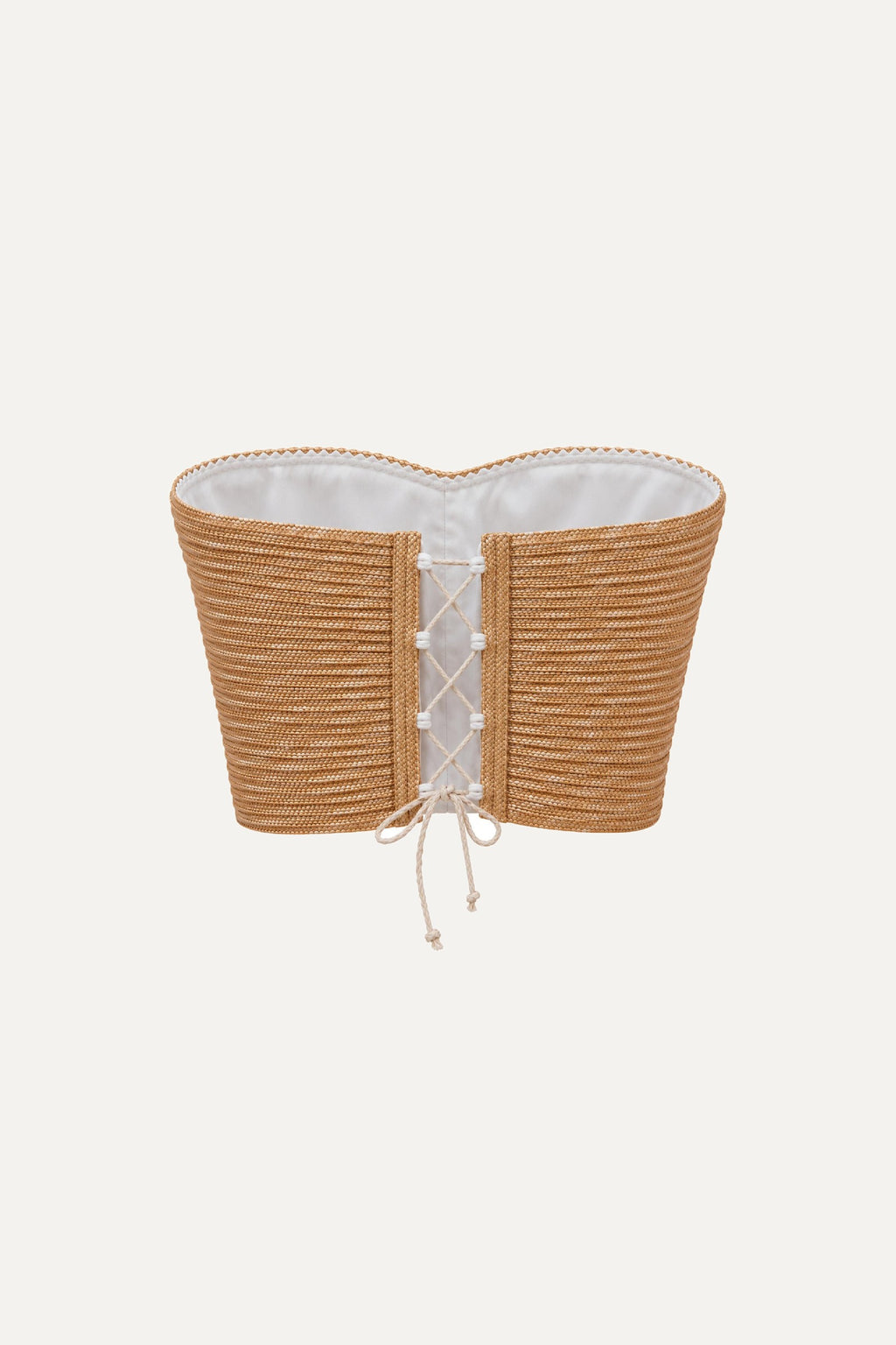 Bustier tressé