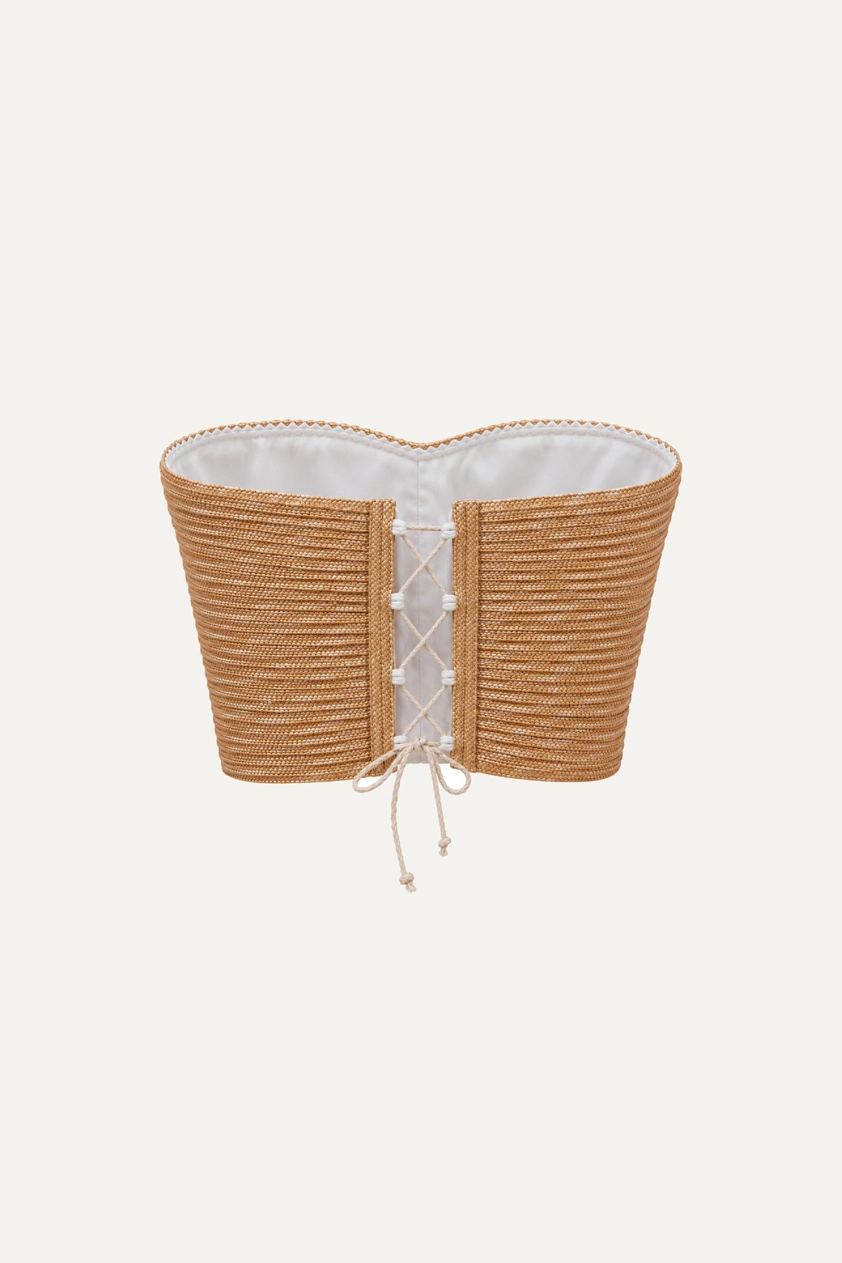 Bustier tressé