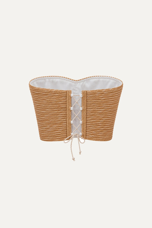 Bustier tressé
