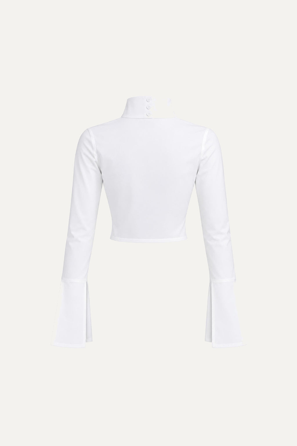 Chemise courte en popeline